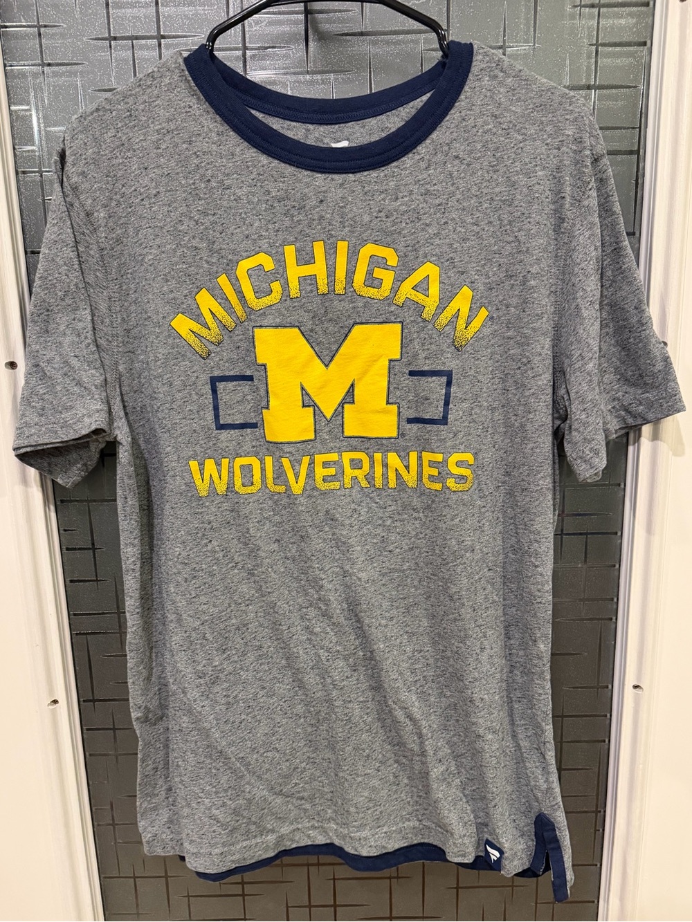Michigan Wolverines Fanatics Short Sleeve T-Shirt Men's L